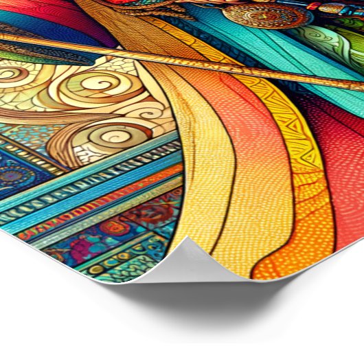 Tunesische fee poster (Hoek)