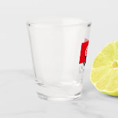 Tunesische Football Soccer National Team Shot Glas (Links)