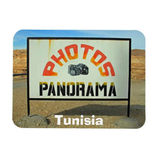 Tunesische fotostop magneet (Horizontaal)