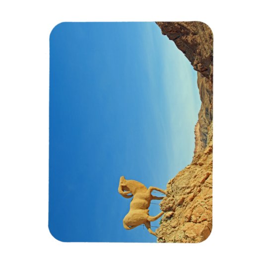 Tunesische geitenstandbeeld magneet (Verticaal)