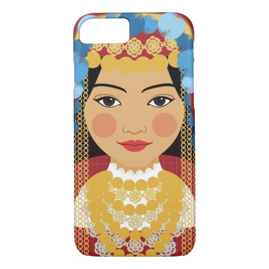 Tunesische Matryoshka-Hoesje Case-Mate iPhone Case (Achterkant)