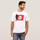Tunesische Striker 4 T-shirt (Voorkant volledig)