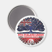 Tunesische Tunesische Nieuw-Zeelandse Nieuw-Zeelan Magneet (Voorkant / Achterkant)