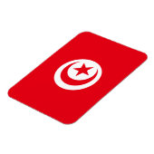 Tunesische vlag Premium Magnet Magneet (Linkerzijde)