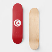 Tunesische vlag skateboard (Voorkant)