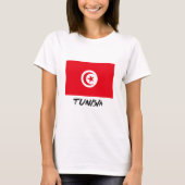 Tunesische vlag t-shirt (Voorkant)