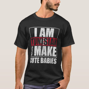 Tunesische vlag trots Tunesische Mannen & vrouwen T-shirt