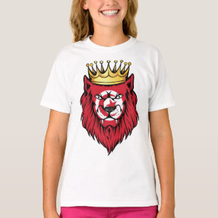 Tunesische vlag van Lion King T-shirt