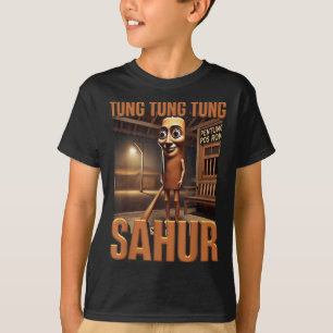 Tung Tung Sahur Ai Monster Italiaans Brainrot K T-shirt