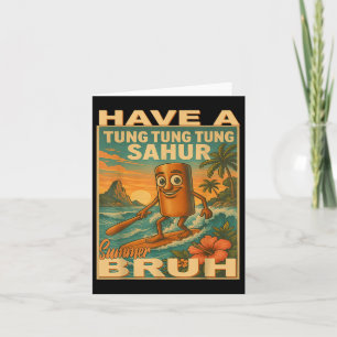 Tung Tung Sahur Brainrot Leraar Laatste Dag van Kaart