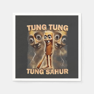 Tung tung sahur Brainrot Meme Servet