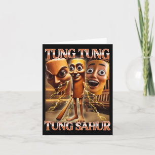 Tung Tung Sahur Italiaanse brainrot meme Kaart
