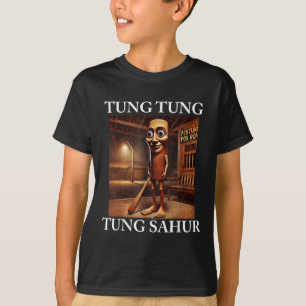 Tung Tung Sahur Italiaanse Hersenrot Meme Grappig T-shirt