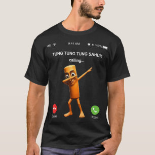 Tung Tung Tung Sahur Bellen Grappige Vissen Vader T-shirt