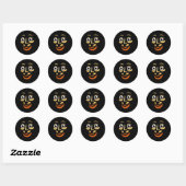 Tung Tung Tung Sahur Costume Ronde Sticker (Vel)