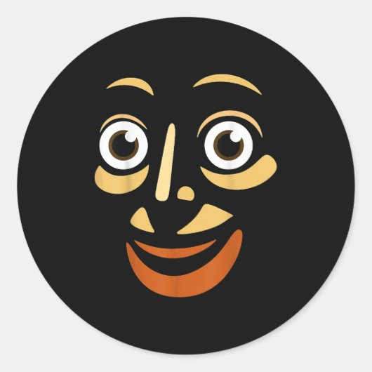 Tung Tung Tung Sahur Costume Ronde Sticker (Voorkant)