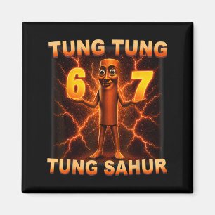 Tung Tung Tung Sahur Six Seven 67 Meme Voor Kind Magneet