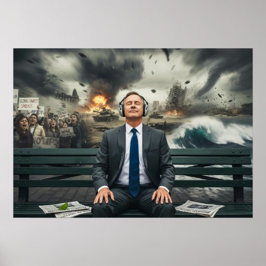 Tuning it Out Poster (Voorkant)