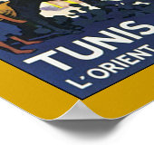 Tunis ~ L'Orient Aux Portes de Marseille Poster (Hoek)