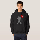 Tunis of Tunesische vlag op Tunesische vlag Hoodie (Voorkant volledig)