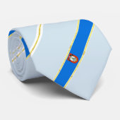 Tunis strepen vlag stropdas (Opgerold)