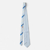 Tunis strepen vlag stropdas (Achterkant)