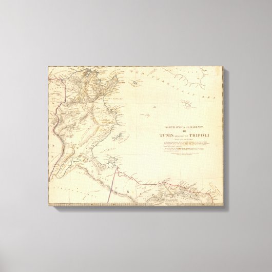 Tunis, Tripoli Canvas Afdruk (Voorkant)