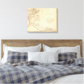 Tunis, Tripoli Canvas Afdruk (Insitu (Slaapkamer))