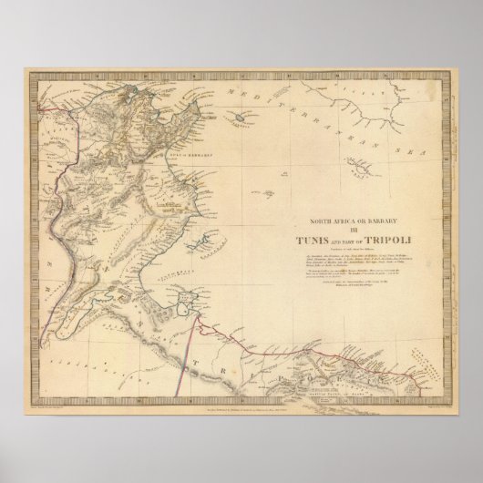 Tunis, Tripoli Poster (Voorkant)