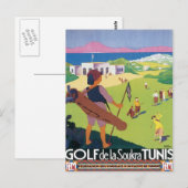 Tunis Tunesië Briefkaart (Voorkant / Achterkant)