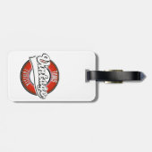 Tunis Tunesië  logo Bagagelabel (Achterkant horizontaal)