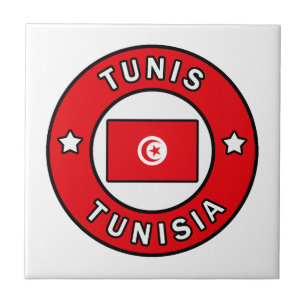 Tunis Tunesië Tegeltje