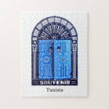 Tunisia door Puzzle