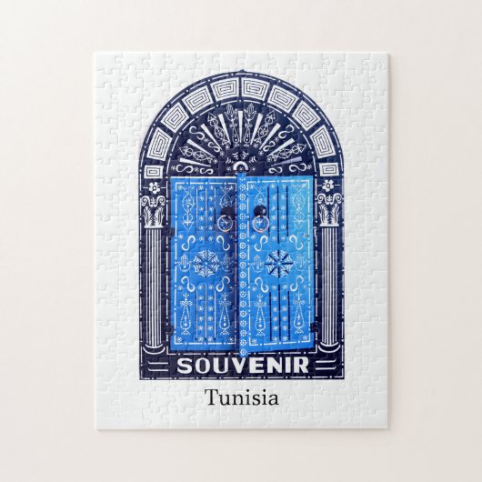 Tunisia door Puzzle Legpuzzel (Verticaal)