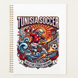 Tunisie Football Skeleton Attaquant Nations Premiu