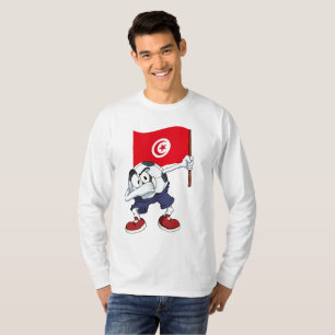 Tunisie T-Shirt Dabbing Ballon de Football