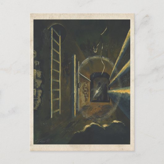 Tunnel à vapeur - Carte postale (Devant)