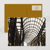 Tunnel de fer ~ Carte postale / Invitation (Devant / Derrière)