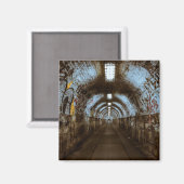 Tunnel de train vide avec aimant de graffiti (Recto/Verso)