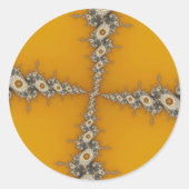 Tunnel - Fractal Sticker (Voorkant)