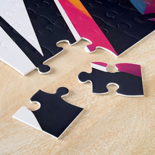 Tunnel met graffiti kunst legpuzzel (Zijkant)