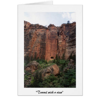 Tunnel met uitzicht