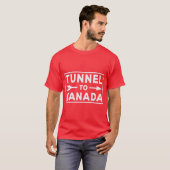 Tunnel Naar Canada Triblend T-shirt (Voorkant volledig)