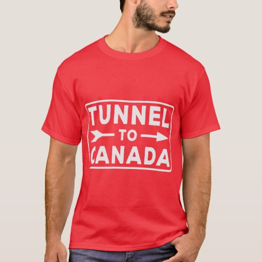 Tunnel Naar Canada Triblend T-shirt (Voorkant)