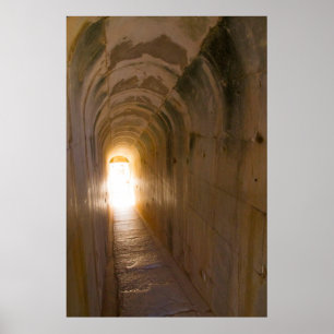 Tunnel van de ruïnes van Didyma Poster