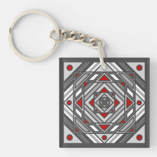 Tunnel Vision Acryl Sleutelhanger