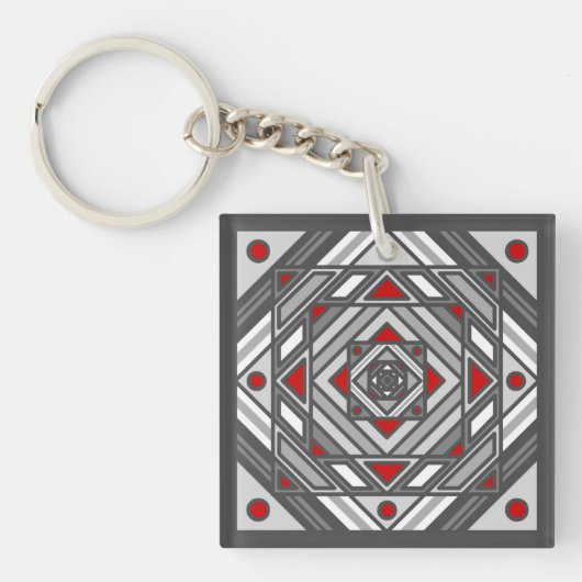 Tunnel Vision Acryl Sleutelhanger (Voorkant)