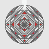 Tunnel Vision Acrylornament Ornament (achterkant)