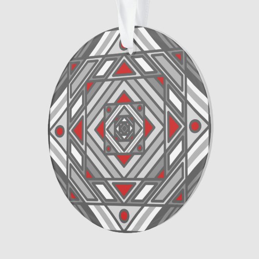 Tunnel Vision Acrylornament Ornament (voorkant)