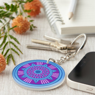 Tunnel Vision Mandala Sleutelhanger